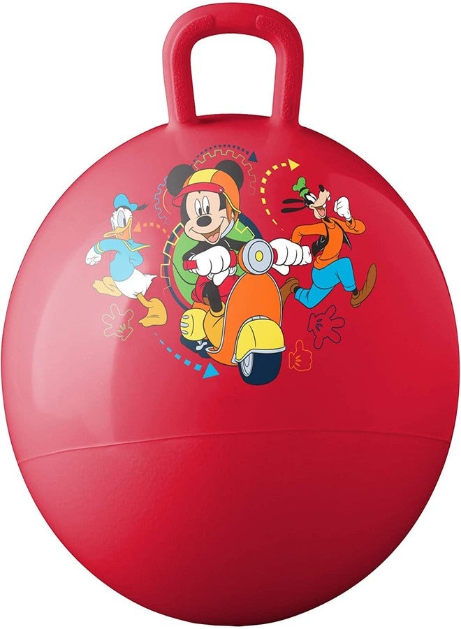 Sisliya Space Hopper Smile Inflatable Hopping Balls for Kids and Adult Jumping Toys Outdoor Indoor Ball for Age 3 and Up Sit & Bounce with Handle, 24 inch (Multi) - Image 2